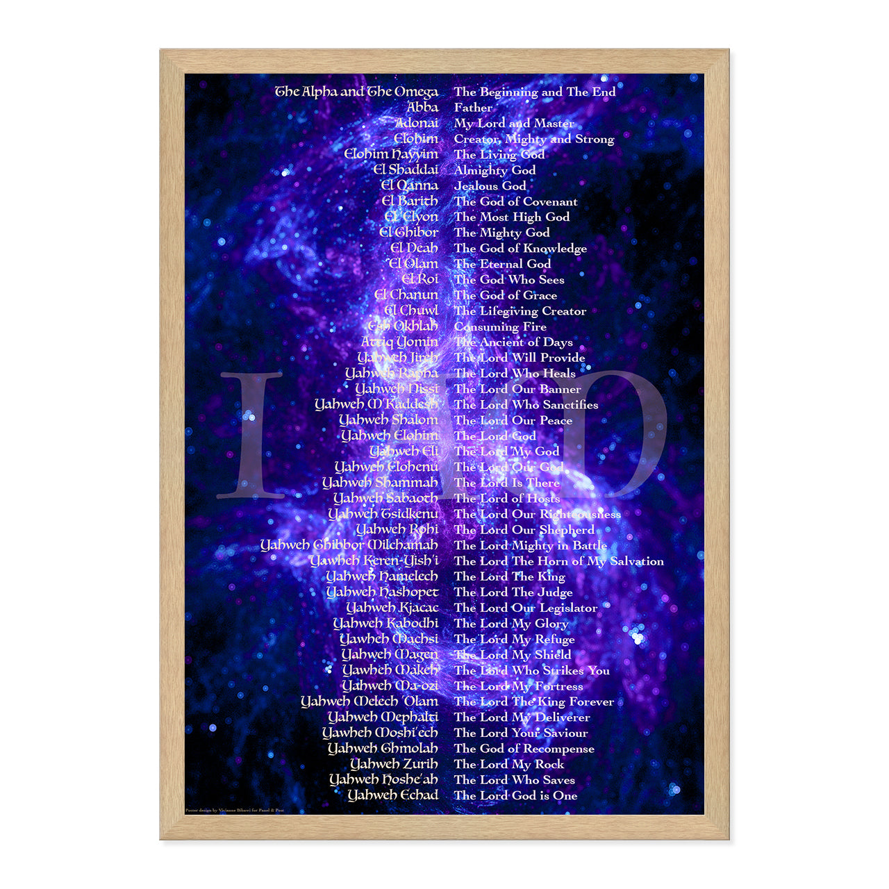 Names of God Blue Fire