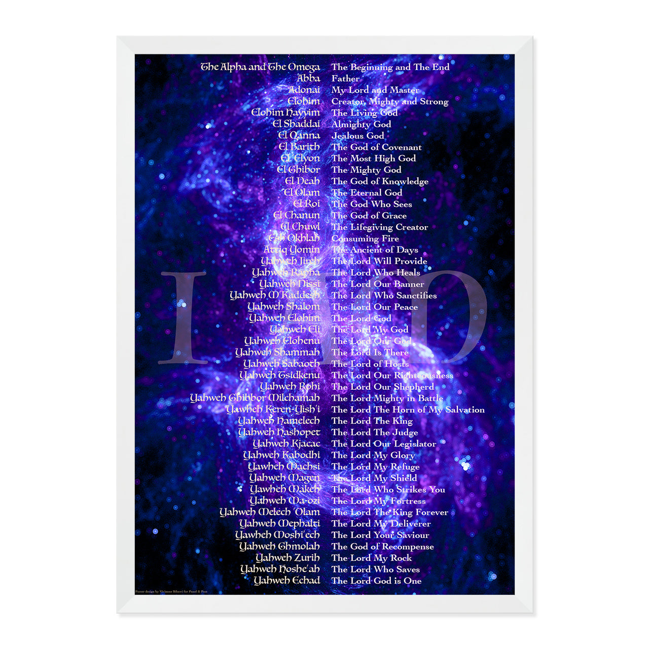 Names of God Blue Fire